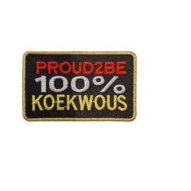 Proud 2 be 100 % Koekwous