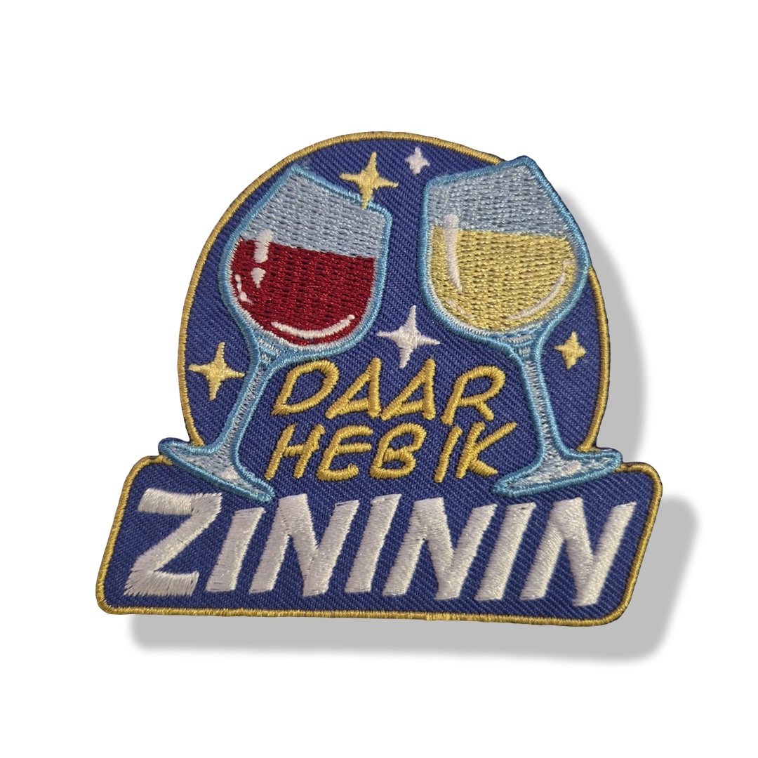 Embleem Daar heb ik zininin...