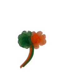 Bloemen speld met lint Kruikenstad