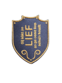 Klittenband embleem Ge kekt zo lief