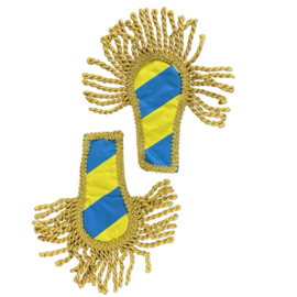 Epauletten Blauw/Geel