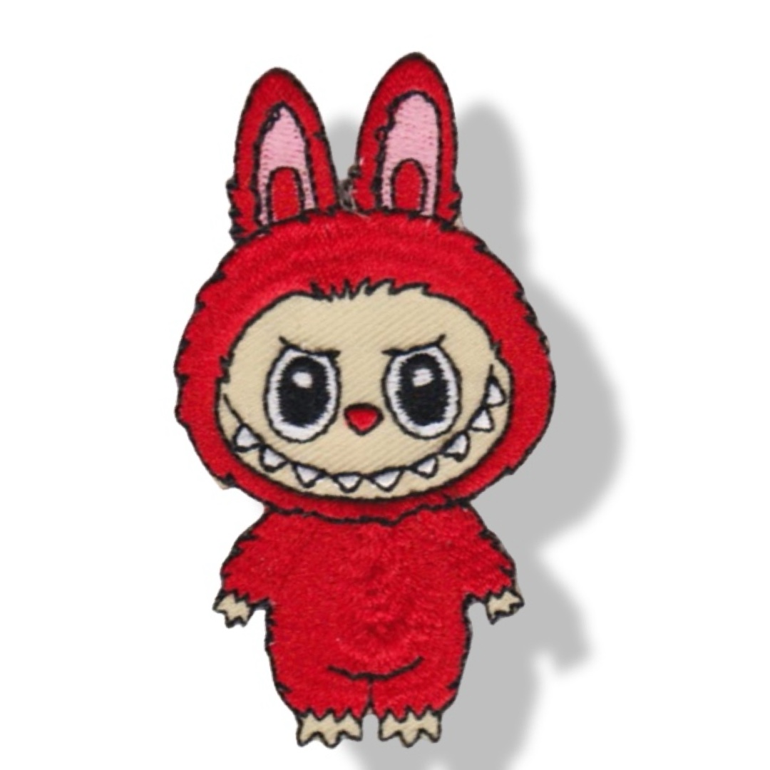 Embleem Labubu rood
