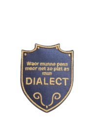 Klittenband embleem woar munne pens