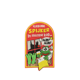 Ik heb een spijker in munne kop...embleem
