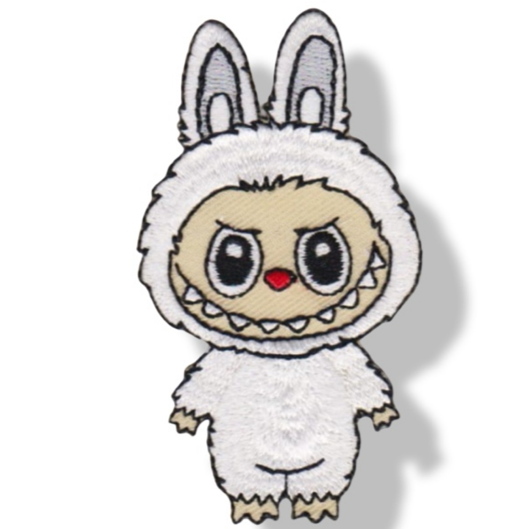 Embleem Labubu wit