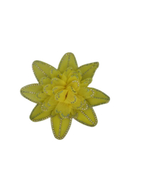 Gele bloem speld