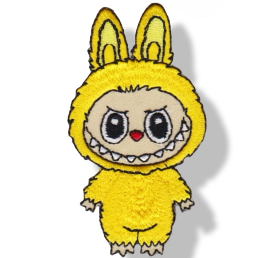 Embleem Labubu geel