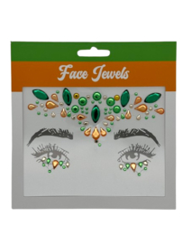 Gezicht stickers face jewels