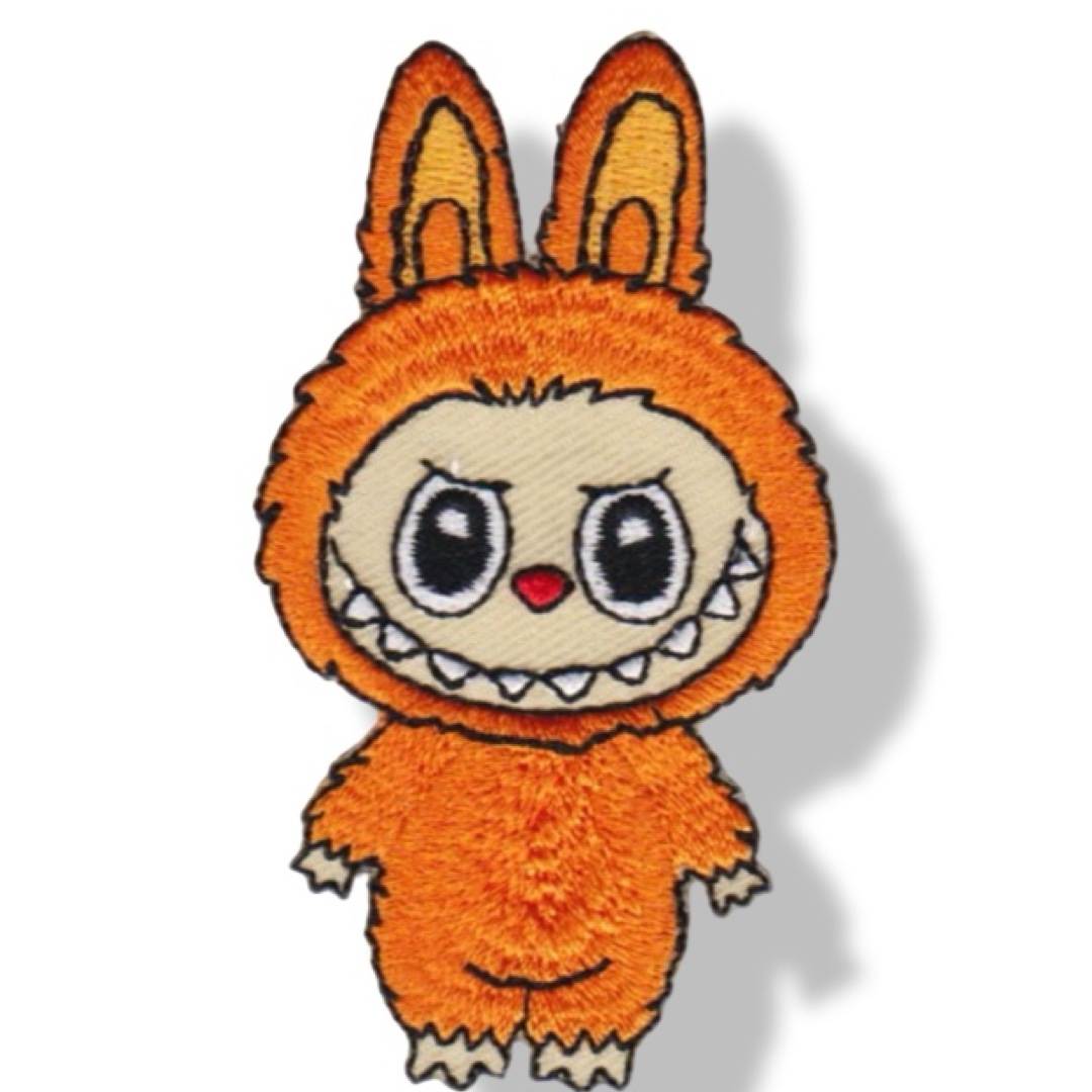 Embleem Labubu oranje