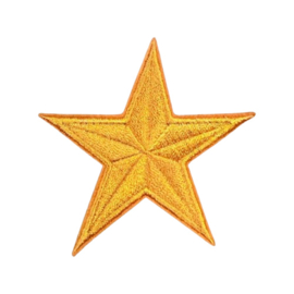 Oranje ster 2 cm