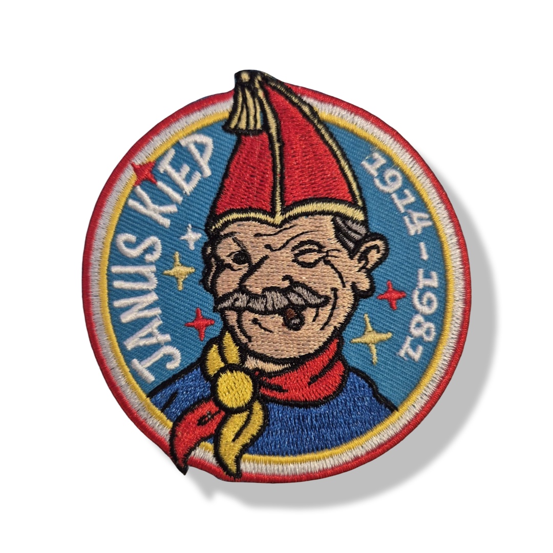 Embleem Janus Kiep (blauw)