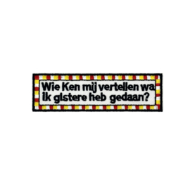 Wie kan mij vertellen