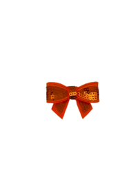 Decoratie strikje oranje