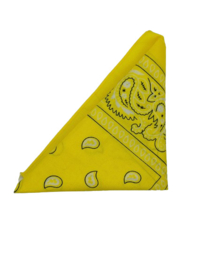 Boerenzakdoek geel