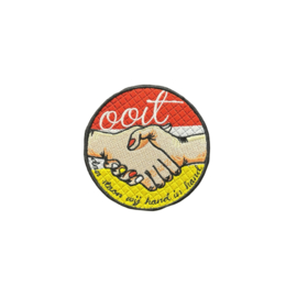 Ooit dan staan wij hand in hand embleem