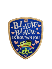 Blauw schild