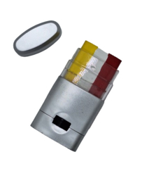 Schminkstift rood wit geel groot