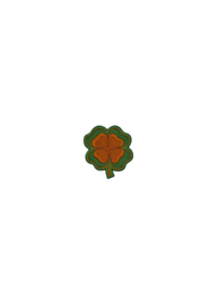 Groen oranje madelief