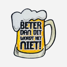 Beter dan dit wordt het niet embleem