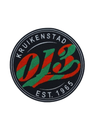013 badstof cirkel rug embleem