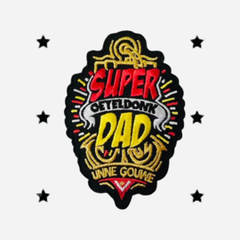 Super dad embleem