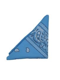 Boerenzakdoek lichtblauw
