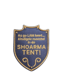 Klittenband embleem Als ge lam bent