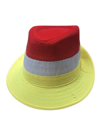 Kodak hoed rood wit geel
