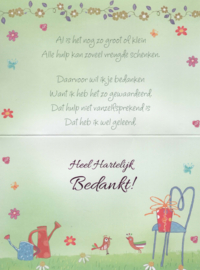 Bedankt