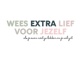 wees extra lief