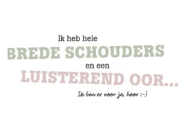 Brede schouders