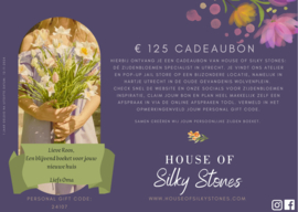 🎁Zijdenbloemen Cadeaubon met persoonlijke tekst: Het Perfecte Cadeau!  ⁽ᵈⁱᵍⁱᵗᵃᵃˡ ᵖʳᵒᵈᵘᶜᵗ⁾  Vanaf: 
