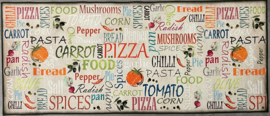 Momo Rugs Keukenloper Pizza