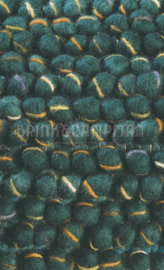 Vloerkleed Brink & Campman Cobble 29207 200x300 wol groen