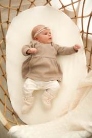 Babyjurkjes | Donker beige (rib)