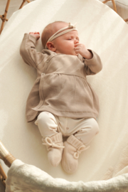 Babyjurkjes | Donker beige (rib)