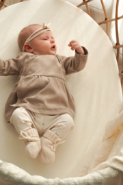 Babyjurkjes | Donker beige (rib)