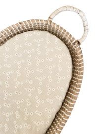 Matrashoes verschoonmandje | Embroidery Naturel (hydrofiel)