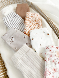 Newborn setje | Sand  (Pointelle stripes)