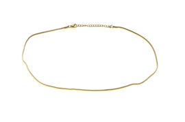 Ketting goud snake small