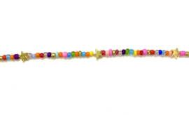 Armband multicolor met sterretjes