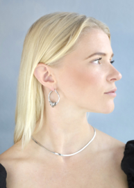 Ketting snake zilver