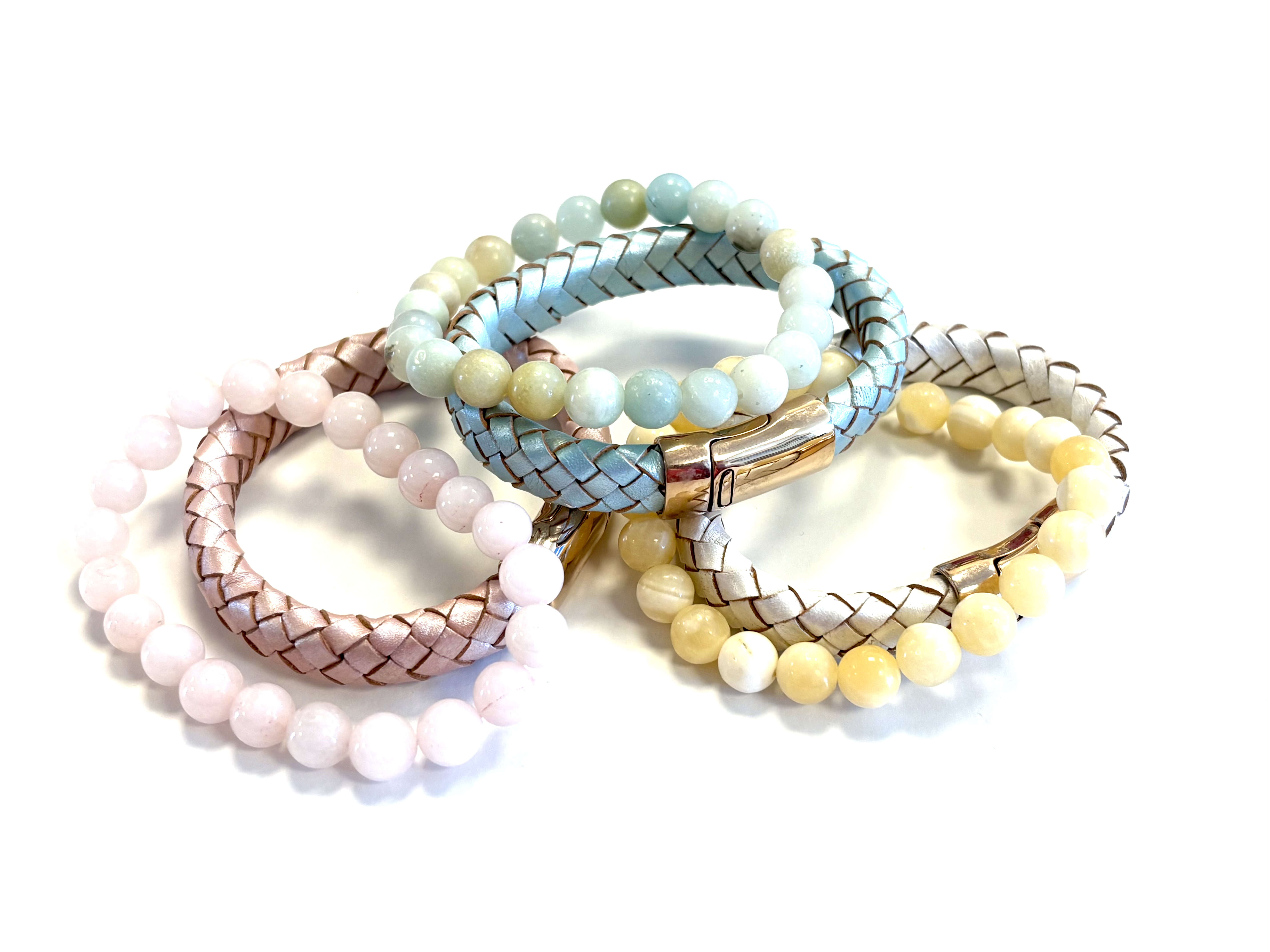 Armbanden  zomerse set turquoise