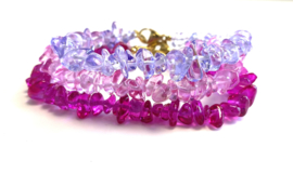Armband kristal lila