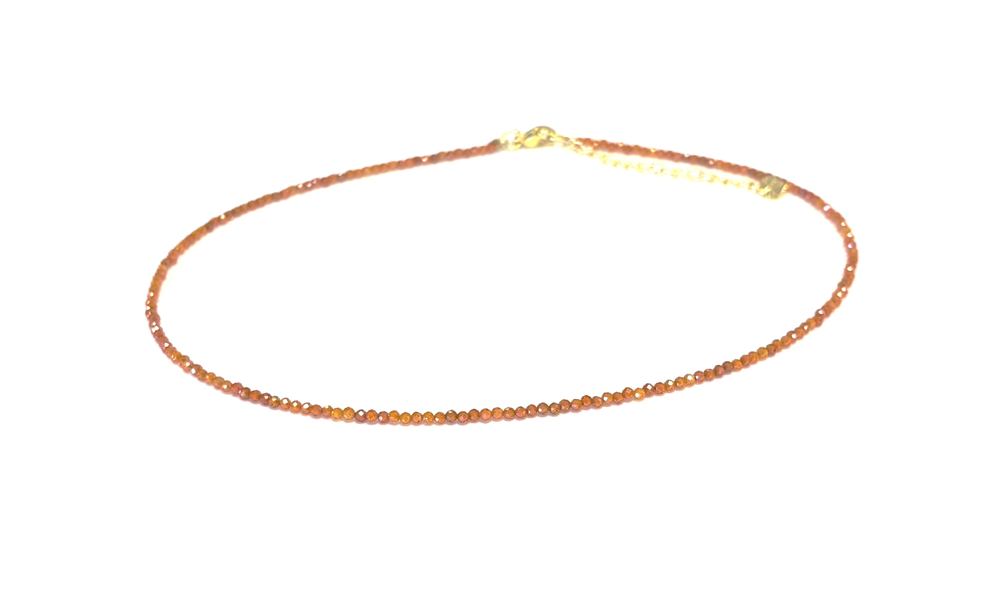 Ketting Red Zircon
