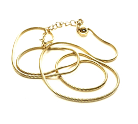 Ketting goud snake small