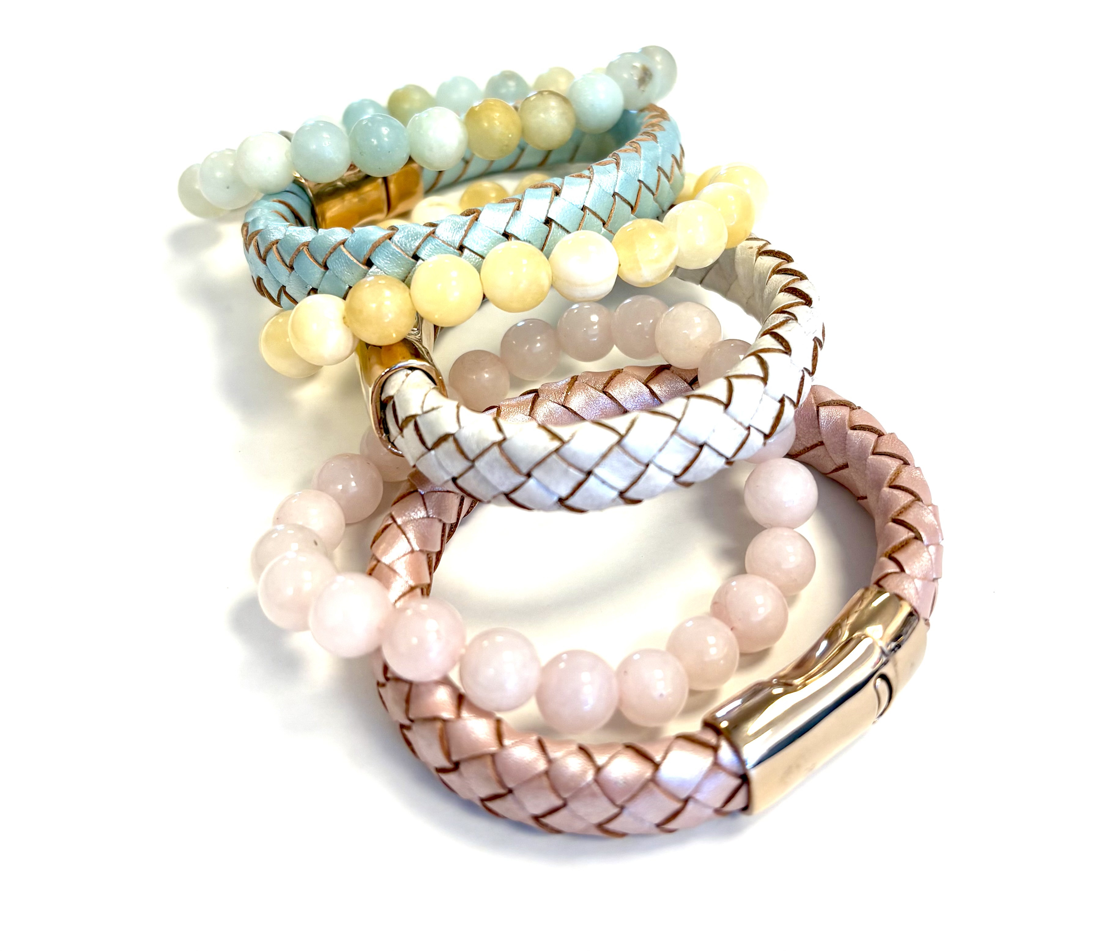 Armbanden  zomerse set turquoise