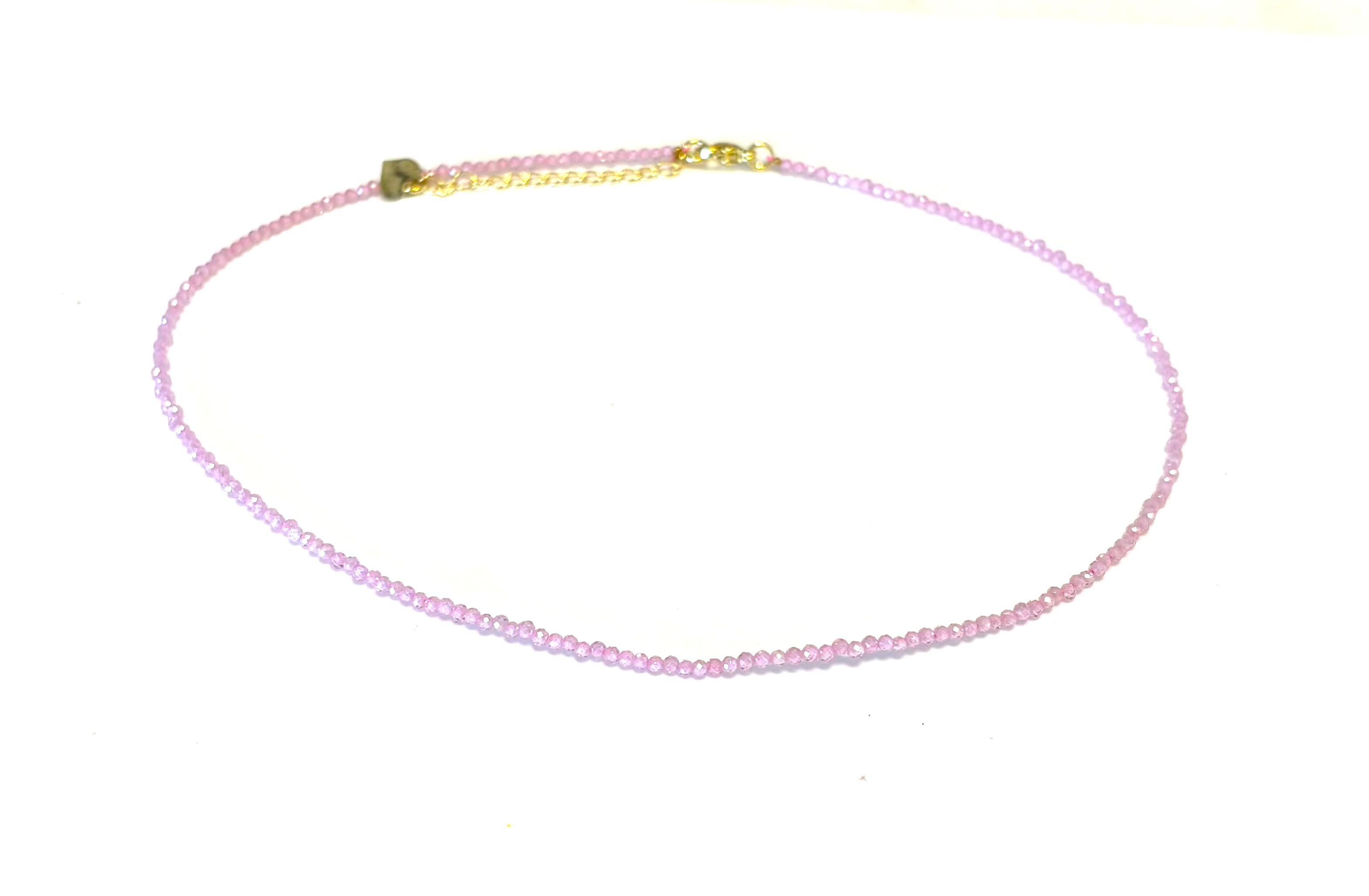 Ketting Pink Zircon