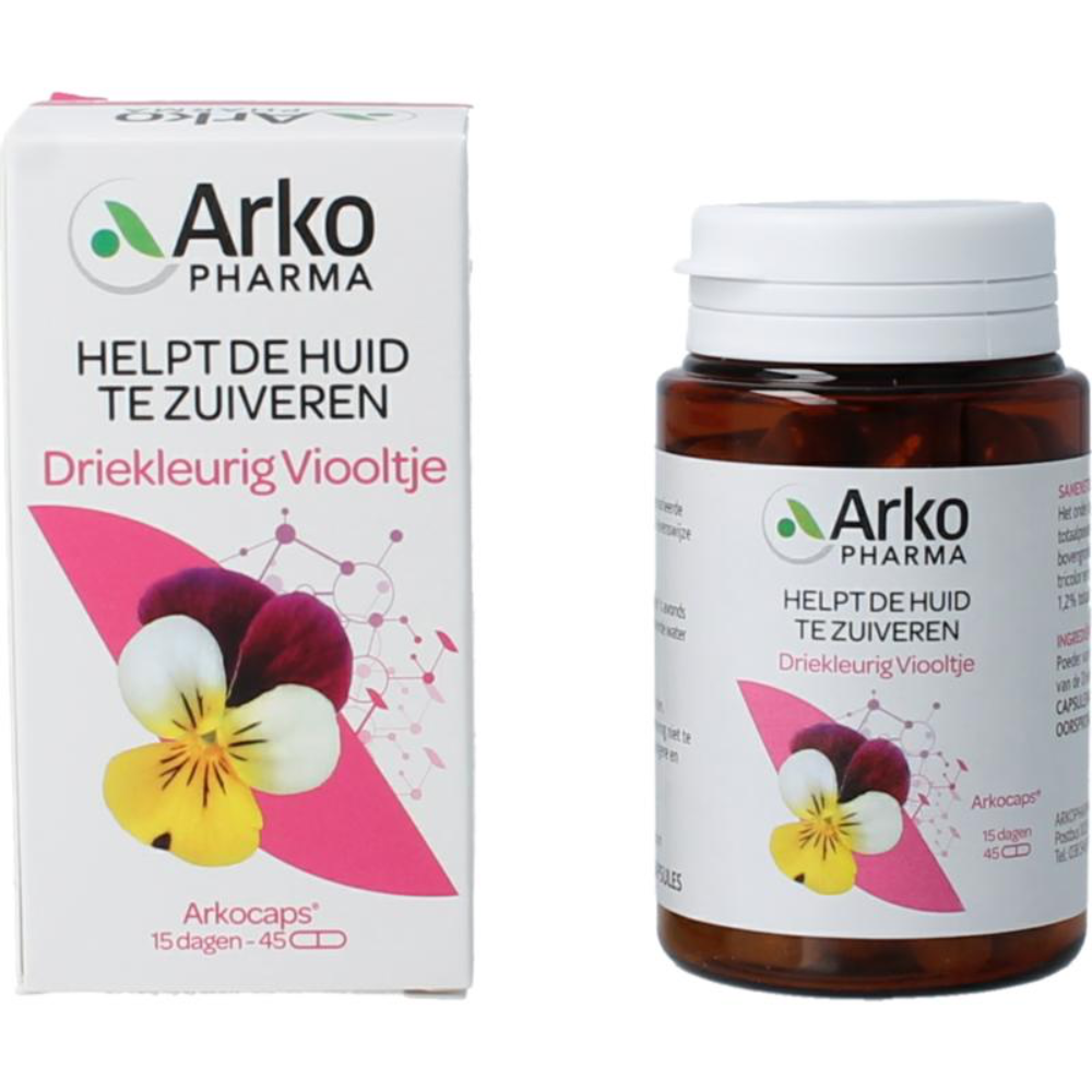 Arkocaps Driekleurig viooltje (45 caps.)