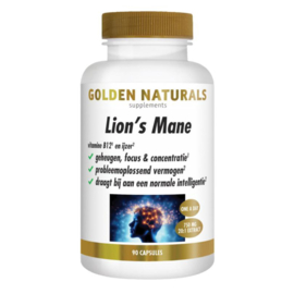 Golden Naturals Lion's mane  (90 vegan caps.)